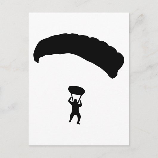 Skydiving Briefkaart (Voorkant)