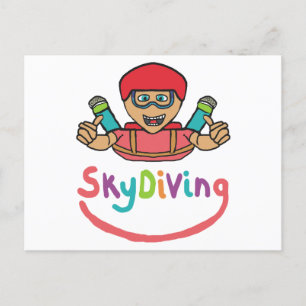 Skydiving Briefkaart