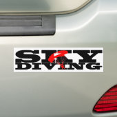 Skydiving Bumpersticker (Op auto)
