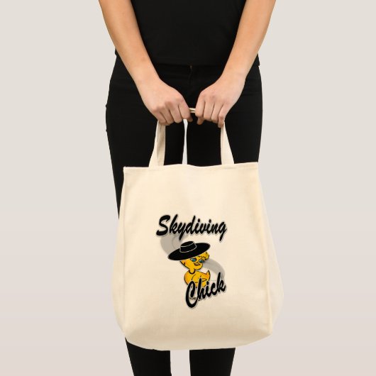 Skydiving Chick #4 Tote Bag (Voorkant (product))