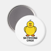 Skydiving Chick Magneet (Voorkant / Achterkant)