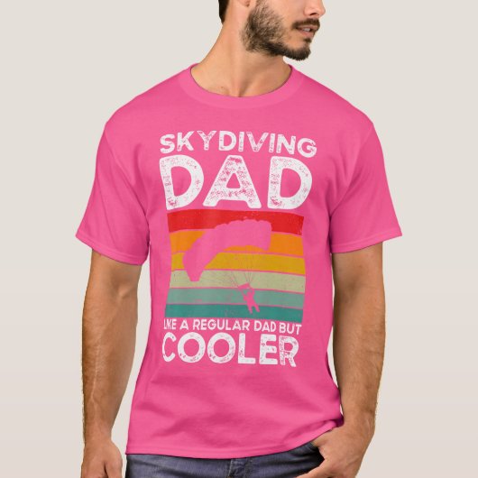 Skydiving Dad Skydiver Dad Parachutespringen Skydi T-shirt (Voorkant)
