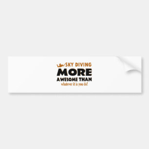 Skydiving design bumpersticker