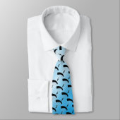 Skydiving Design Necktie Stropdas (Gebonden)