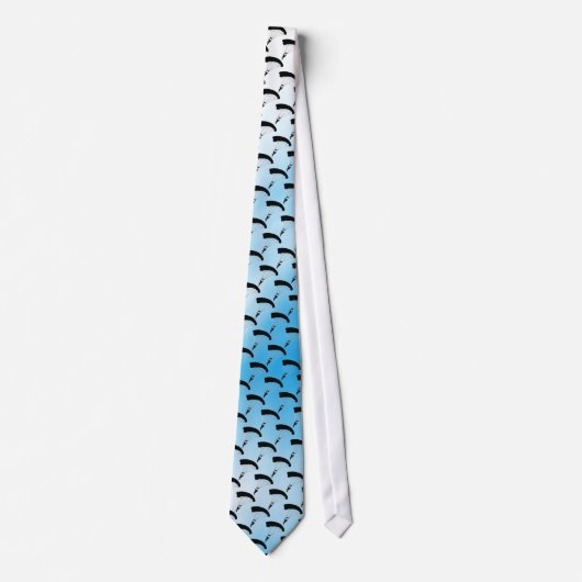 Skydiving Design Necktie Stropdas (Voorkant)