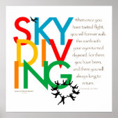 Skydiving Desire Poster (Voorkant)