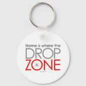 Skydiving Drop Zone Sleutelhanger (Voorkant)