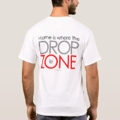 Skydiving Drop Zone T-shirt (Achterkant)