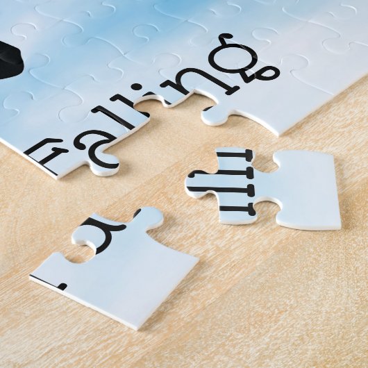 Skydiving Free Falling Design Jigsaw Puzzle (Côté)