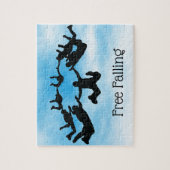 Skydiving Free Falling Design Jigsaw Puzzle (Vertical)