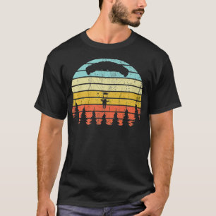 Skydiving Gift Retro Parachuting Skydiver T-shirt