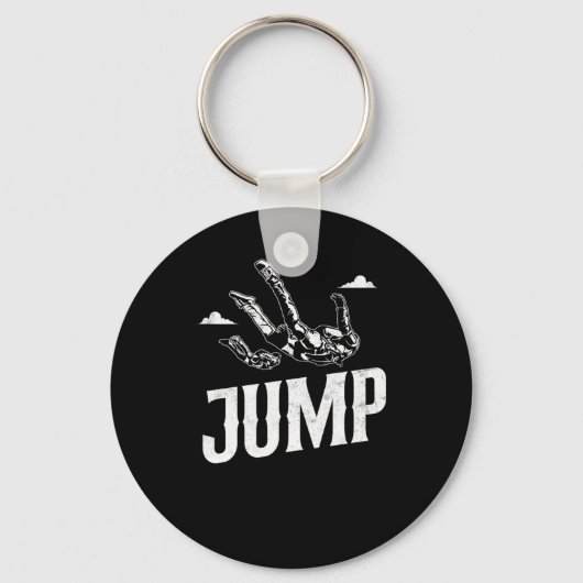 Skydiving Jump Sleutelhanger (Voorkant)