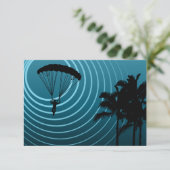 skydiving kaart (Staand voorkant)