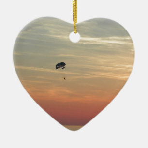 Skydiving Keramisch Ornament