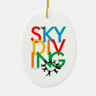 Skydiving Keramisch Ornament