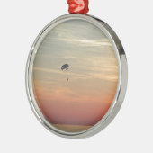 Skydiving Metalen Ornament (Links)