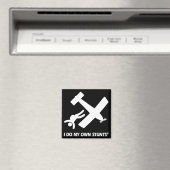 Skydiving Mijn eigen stunts Magneet (Insitu (Vaatwasser))