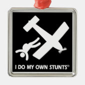 Skydiving My Ewn Stunts Metalen Ornament (Voorkant)