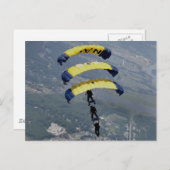 Skydiving Parachutes Briefkaart (Voorkant / Achterkant)