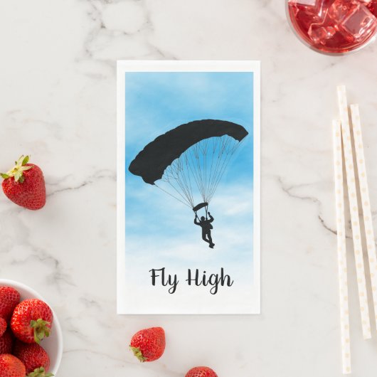 Skydiving Parachuting Design Guest Towel Servet (Insitu)