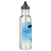 Skydiving Parachuting Design Water Bottle Waterfles (Links)