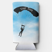 Skydiving Parachuting Seltzer Koelbox (Achterkant)