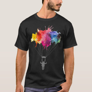 Skydiving Parachuting Skydiver Skydive T-shirt 