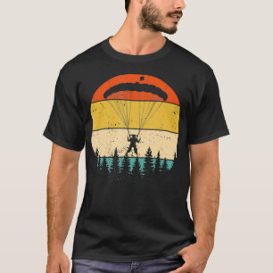 Skydiving Retro Parachuting Skydive T-shirt