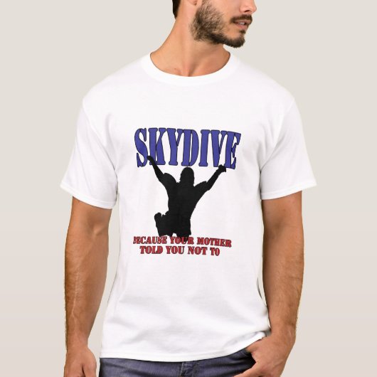 Skydiving Shirt Silhouette (Voorkant)