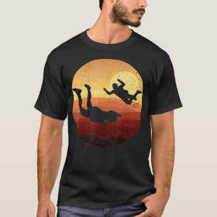 Skydiving Sky Diver Extreme Jumping Parachuting_3 T-shirt