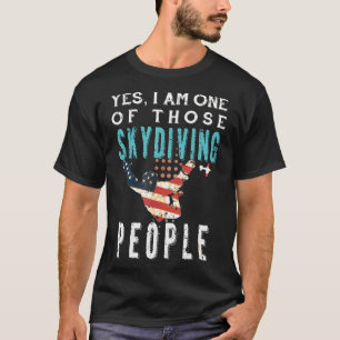Skydiving Sky Diving Grappige Spreuk Hobby's Zwemm T-shirt
