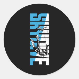 Skydiving Skydive Ronde Sticker