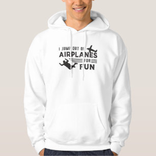 Skydiving Skydiver Jump Plane Gift Idee Hoodie