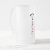 Skydiving Stein Matglas Bierpul (Voorkant links)