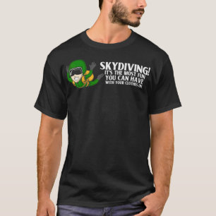 Skydiving Suits for Men Parachute Skydive Gear Gif T-shirt