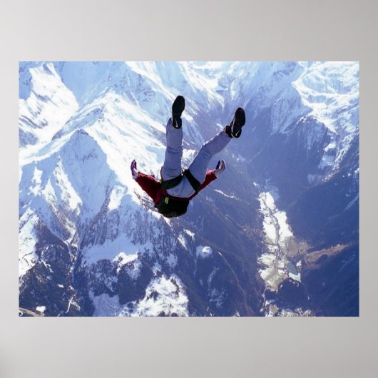 Skydiving, tdgallery poster (Voorkant)