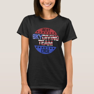 Skydiving Team Onafhankelijkheidsdag Patriottische T-shirt
