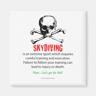 Skydiving Training Magneet