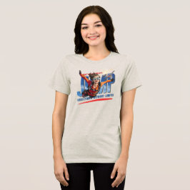 Skydiving-Voel vrijheid boven de wolken | Vrouwen Tri-Blend Shirt