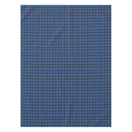 Skye Blue Tartan Pattern Tafelkleed (Voorkant)