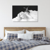 Skye Delamey beer tapijt Canvas Afdruk (Insitu (Slaapkamer))