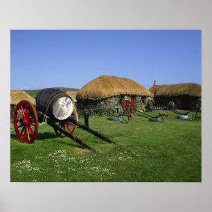 Skye Museum, Kilmuir, eiland Skye, Highlands Poster