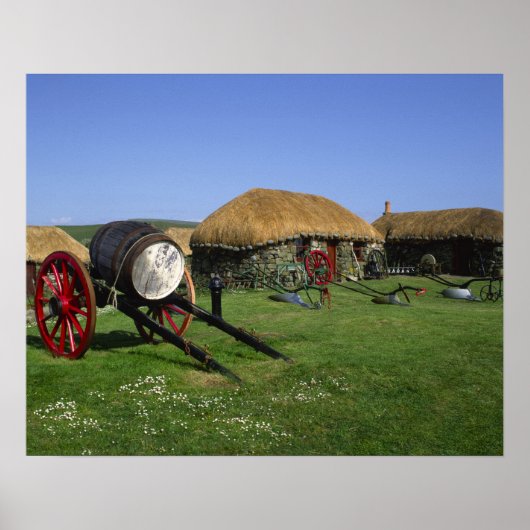 Skye Museum, Kilmuir, eiland Skye, Highlands Poster (Voorkant)