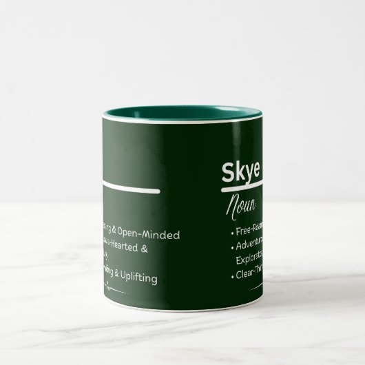 Skye Personalized Name Coffee Mug (Centre)