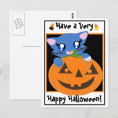 Skye PumpKin Toon Kitten Briefkaart (Voorkant / Achterkant)