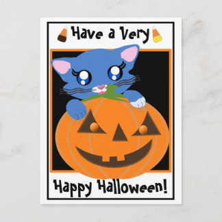Skye PumpKin Toon Kitten Briefkaart