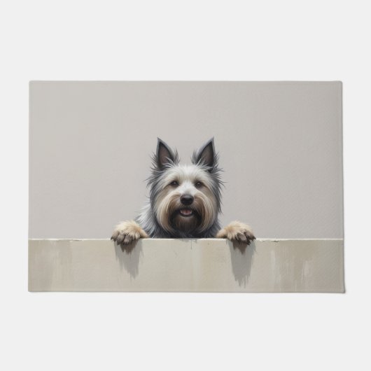 Skye Terrier deurmat Kunst (Voorkant)