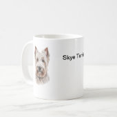 Skye Terrier Dog Graphic Koffiemok (Voorkant links)