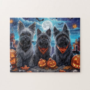 Skye Terrier Halloween Spoken  Legpuzzel