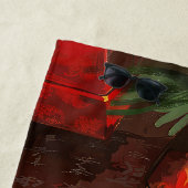 Skye Terrier Hond Kerstfeest Strandlaken (In situ)